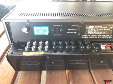 sansui au 5500 amplifier.